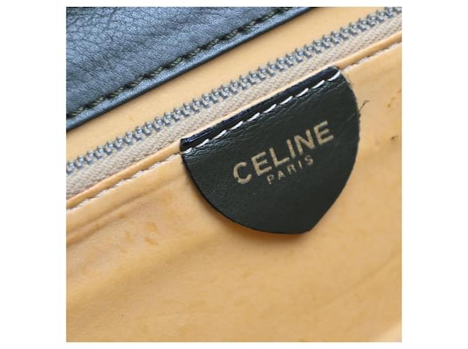 Céline Celine Pelle Vintage Verde - vista 6