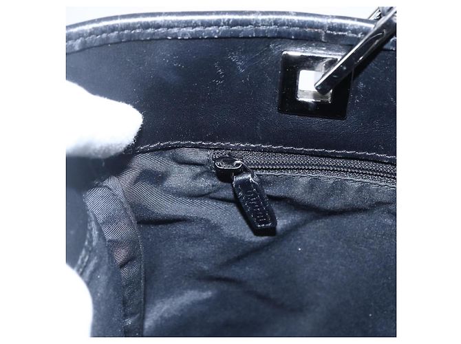 GUCCI GG Canvas Tote Bag Schwarz Silber 31244 Auth 173595 - Ansicht 18