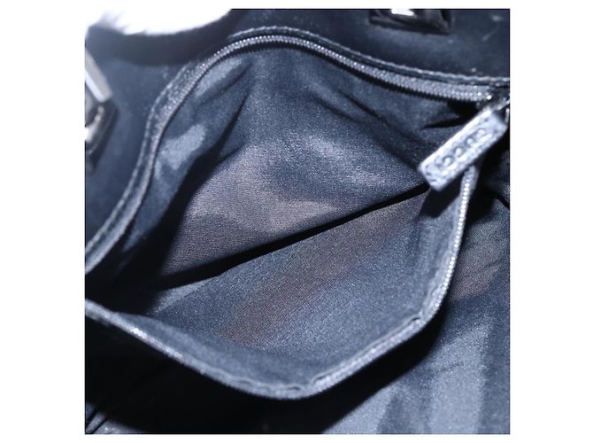 GUCCI GG Canvas Tote Bag Schwarz Silber 31244 Auth 173595 - Ansicht 19