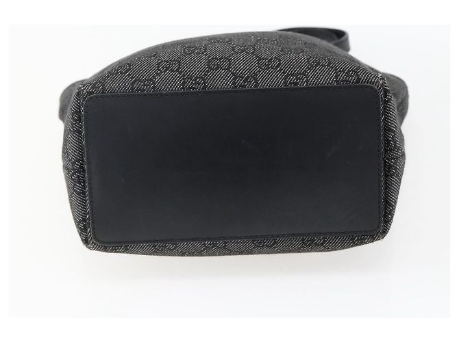 GUCCI GG Canvas Tote Bag Schwarz Silber 31244 Auth 173595 - Ansicht 9