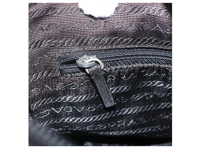 PRADA Schultertasche Nylon Grün Silber Authentisch 170312 - Ansicht 24
