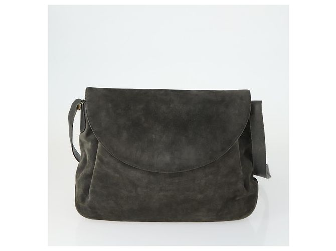 BOTTEGA VENETA Borsa a Mano Tela PVC Camoscio 3 Set Beige Nero Auth bs33367 - vista 2