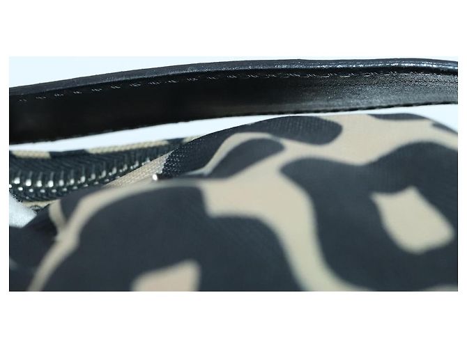 BOTTEGA VENETA Borsa a Mano Tela PVC Camoscio 3 Set Beige Nero Auth bs33367 - vista 21