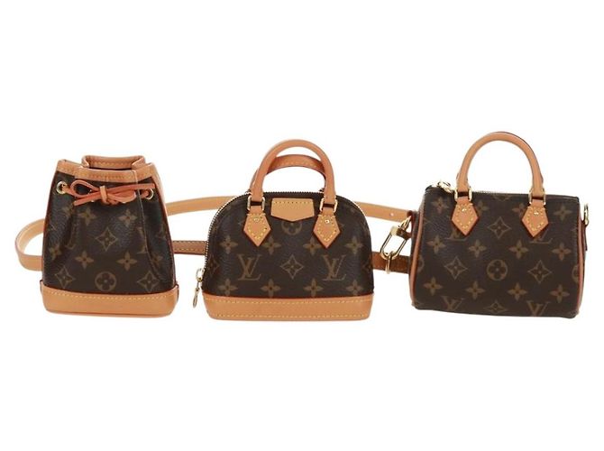 LOUIS VUITTON Borsa Mini Icona Trio Monogram 2021-2025 M81081 Auth LV 165361SM Monogramma - vista 2