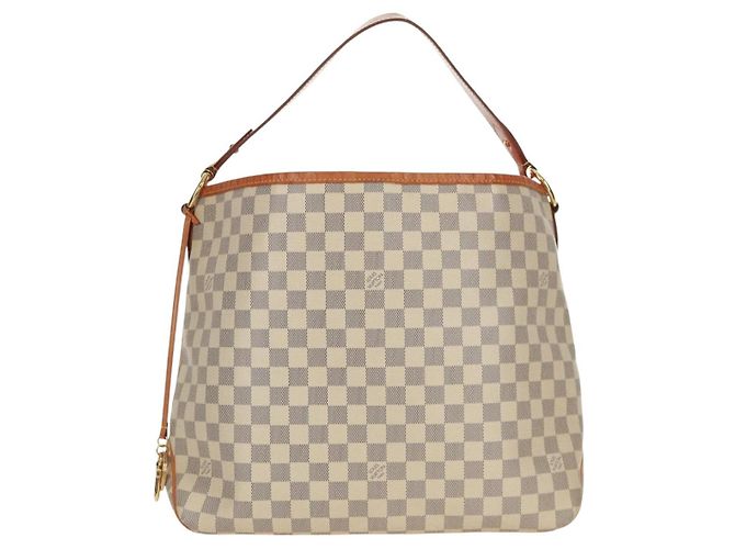 LOUIS VUITTON Borsa a Spalla Damier Azur Delightful MM N41448 LV Auth 171963V - vista 13