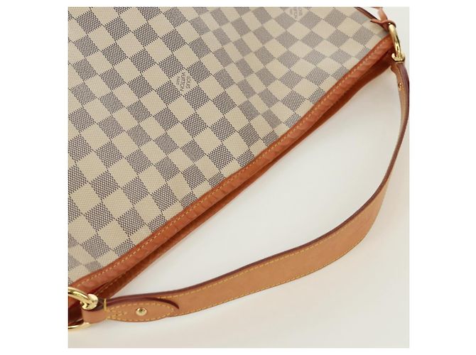 LOUIS VUITTON Borsa a Spalla Damier Azur Delightful MM N41448 LV Auth 171963V - vista 6