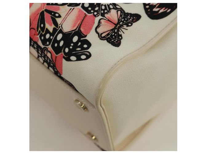 Bulgari Borsa BVLGARI in tela 2way MARY KATRANTZOU Collaborazione Bianco Oro Auth 173206M D'oro - vista 18
