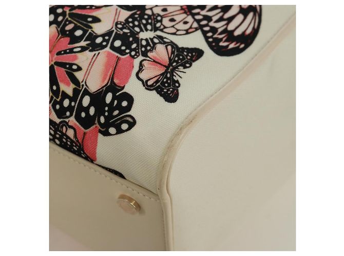 Bulgari Borsa BVLGARI in tela 2way MARY KATRANTZOU Collaborazione Bianco Oro Auth 173206M D'oro - vista 20