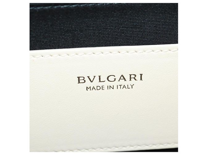 Bulgari Borsa BVLGARI in tela 2way MARY KATRANTZOU Collaborazione Bianco Oro Auth 173206M D'oro - vista 24