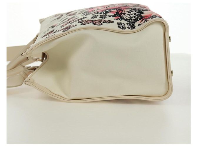 Bulgari Borsa BVLGARI in tela 2way MARY KATRANTZOU Collaborazione Bianco Oro Auth 173206M D'oro - vista 3