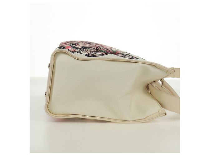 Bulgari Borsa BVLGARI in tela 2way MARY KATRANTZOU Collaborazione Bianco Oro Auth 173206M D'oro - vista 4