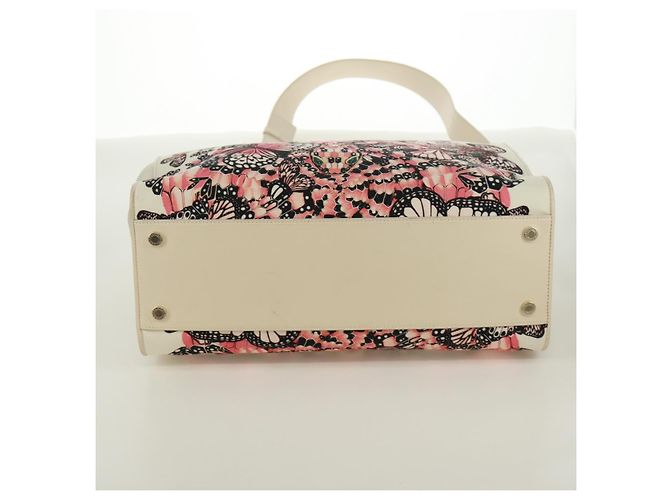 Bulgari Borsa BVLGARI in tela 2way MARY KATRANTZOU Collaborazione Bianco Oro Auth 173206M D'oro - vista 5