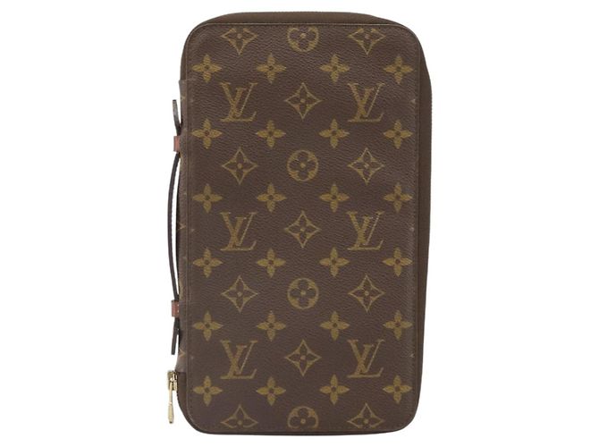 LOUIS VUITTON Monogram Poche Escapade Custodia da Viaggio M60113 LV Auth am10772 Monogramma - vista 13