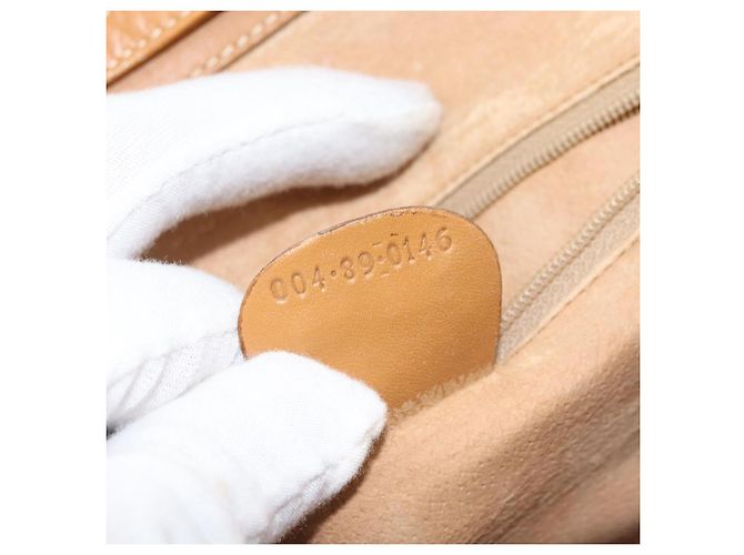 GUCCI Micro GG Supreme Schultertasche PVC Elfenbein Gold Auth am10690 Golden Roh - Ansicht 23