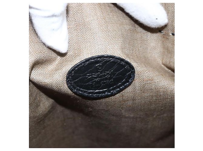 Borsa a mano FENDI Celeria in tela PVC marrone Auth kk636 - vista 10