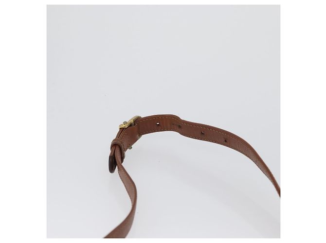 Céline Borsa a spalla in tela Macadam CELINE in pelle PVC marrone oro Auth LNZ224 D'oro - vista 8