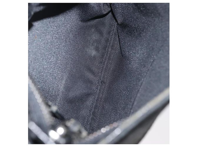Borsa a Spalla GG Canvas Gucci Nera Argento 122793 Auth 172167 Nero - vista 17