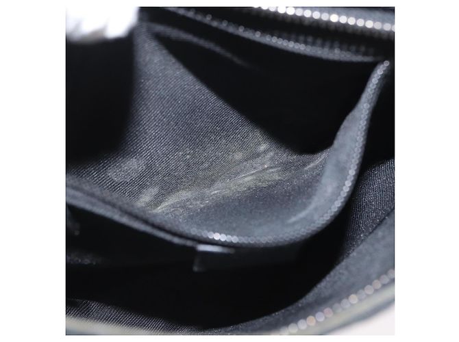 Borsa a Spalla GG Canvas Gucci Nera Argento 122793 Auth 172167 Nero - vista 22