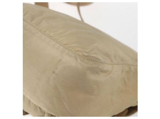 Borsa a Spalla PRADA Nylon Beige Argento Autentica 170605 - vista 15
