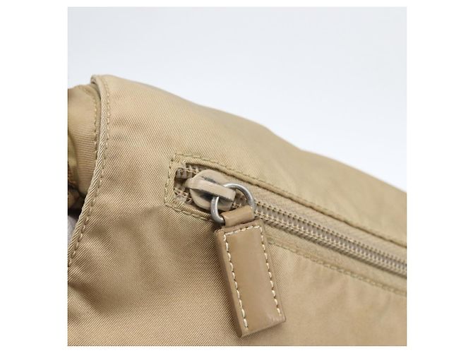 Borsa a Spalla PRADA Nylon Beige Argento Autentica 170605 - vista 19
