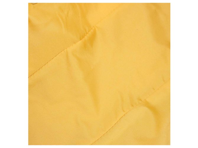 CHANEL Nuova Borsa da Viaggio in Nylon Gialla Argento CC Auth LNZ232 Giallo - vista 10