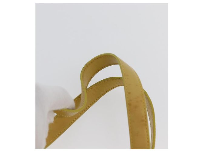CHANEL Nuova Borsa da Viaggio in Nylon Gialla Argento CC Auth LNZ232 Giallo - vista 14