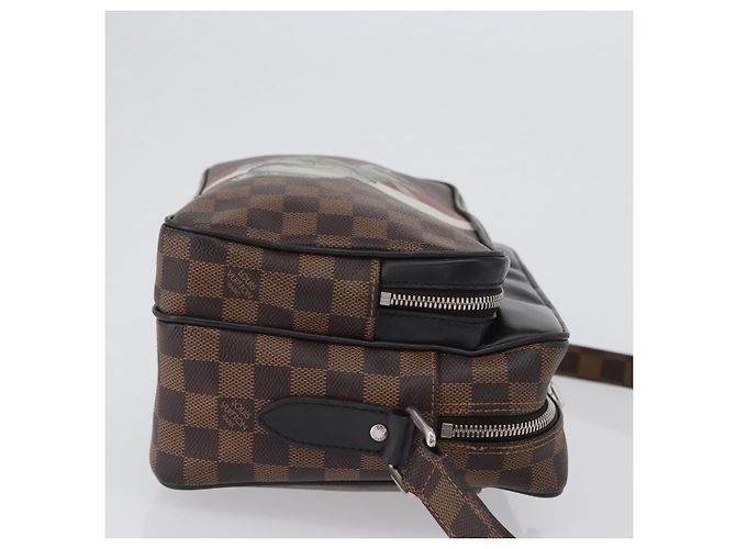 LOUIS VUITTON Borsa Chapman Brothers Nile PM Damier Ebene N42704 LV Auth 170961 - vista 3