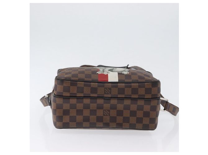 LOUIS VUITTON Borsa Chapman Brothers Nile PM Damier Ebene N42704 LV Auth 170961 - vista 5