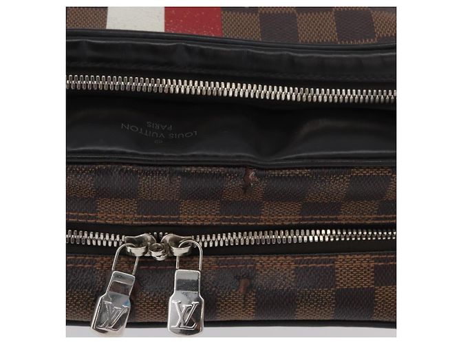 LOUIS VUITTON Borsa Chapman Brothers Nile PM Damier Ebene N42704 LV Auth 170961 - vista 7