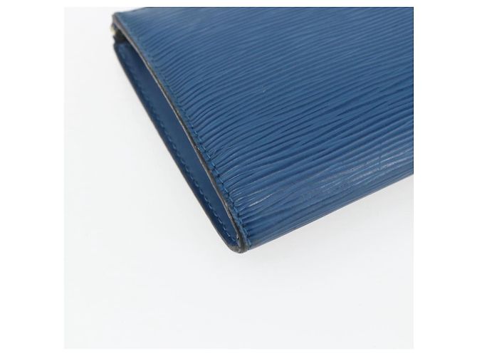 LOUIS VUITTON Epi Pochette Accessori Pouch Blu M52985 LV Auth am10677 - vista 14
