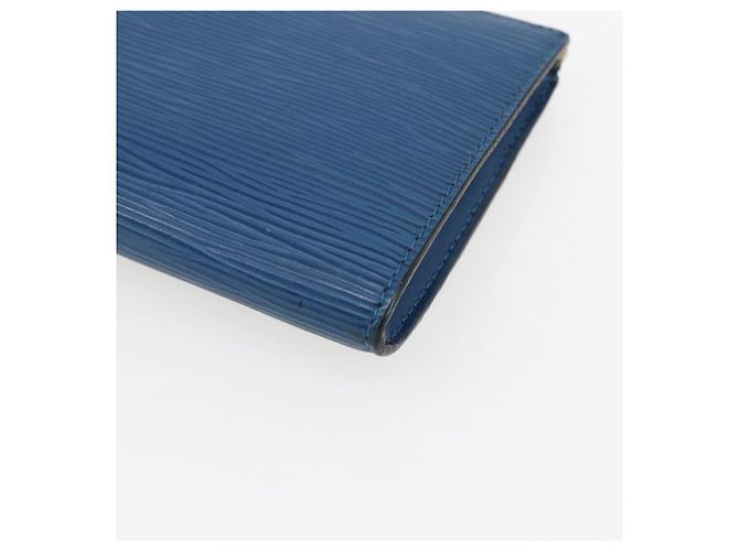 LOUIS VUITTON Epi Pochette Accessori Pouch Blu M52985 LV Auth am10677 - vista 15