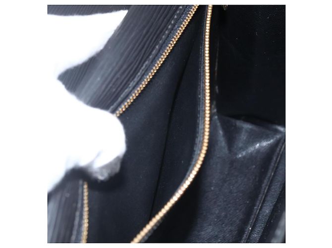 LOUIS VUITTON Borsa a Mano Epi Monceau 28 Nera M52122 LV Auth ka2571 Nero - vista 11