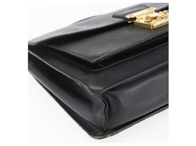 LOUIS VUITTON Borsa a Mano Epi Monceau 28 Nera M52122 LV Auth ka2571 Nero - vista 14