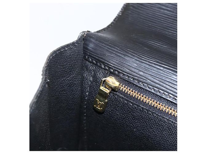 LOUIS VUITTON Borsa a Mano Epi Monceau 28 Nera M52122 LV Auth ka2571 Nero - vista 21
