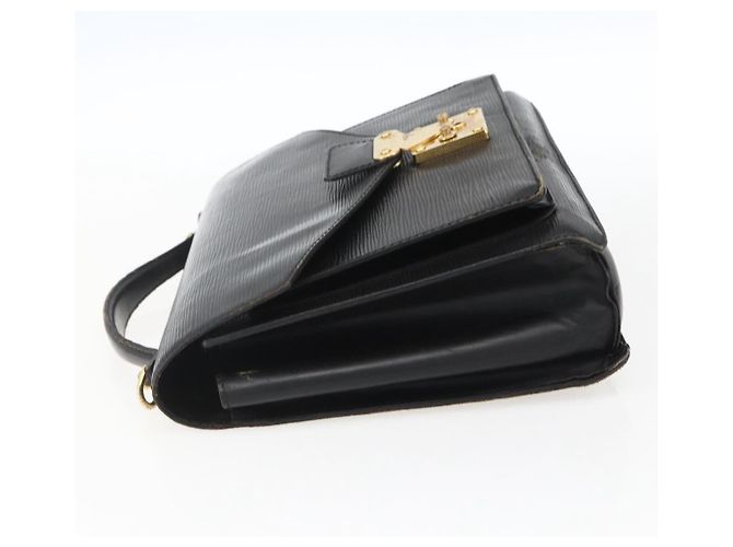 LOUIS VUITTON Borsa a Mano Epi Monceau 28 Nera M52122 LV Auth ka2571 Nero - vista 3