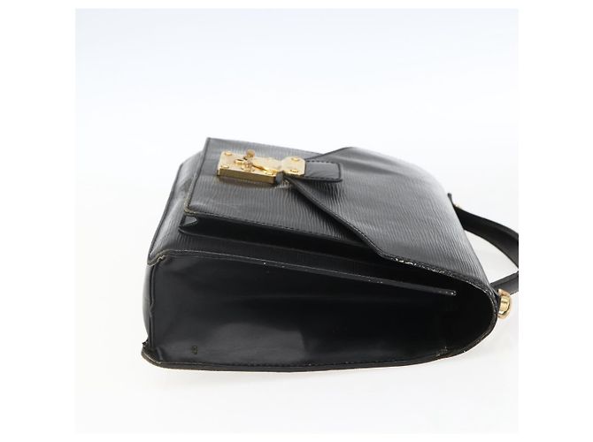 LOUIS VUITTON Borsa a Mano Epi Monceau 28 Nera M52122 LV Auth ka2571 Nero - vista 4