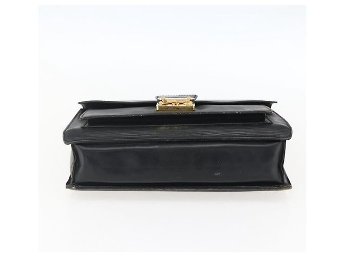 LOUIS VUITTON Borsa a Mano Epi Monceau 28 Nera M52122 LV Auth ka2571 Nero - vista 5