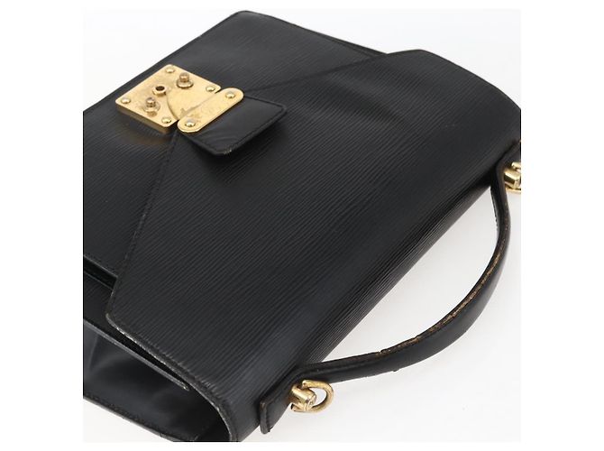 LOUIS VUITTON Borsa a Mano Epi Monceau 28 Nera M52122 LV Auth ka2571 Nero - vista 6