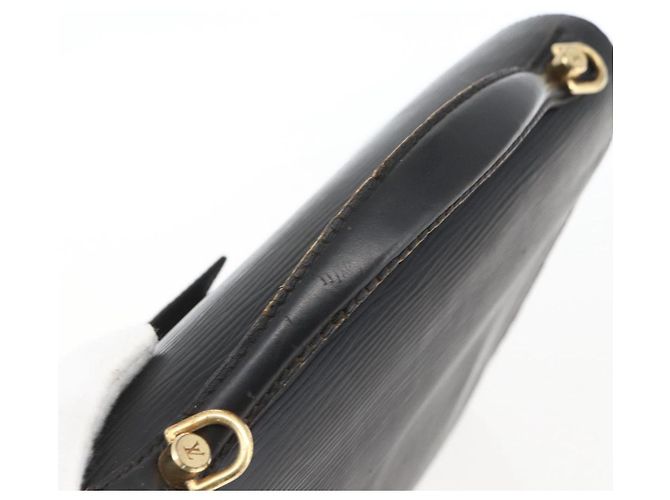 LOUIS VUITTON Borsa a Mano Epi Monceau 28 Nera M52122 LV Auth ka2571 Nero - vista 7