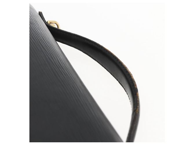 LOUIS VUITTON Borsa a Mano Epi Monceau 28 Nera M52122 LV Auth ka2571 Nero - vista 8