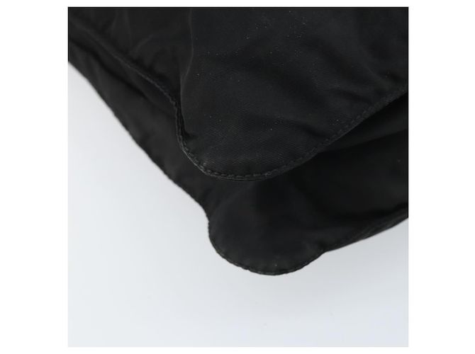 Bolso de Hombro PRADA Nylon Negro Plata Auténtico 169431 - vista 14
