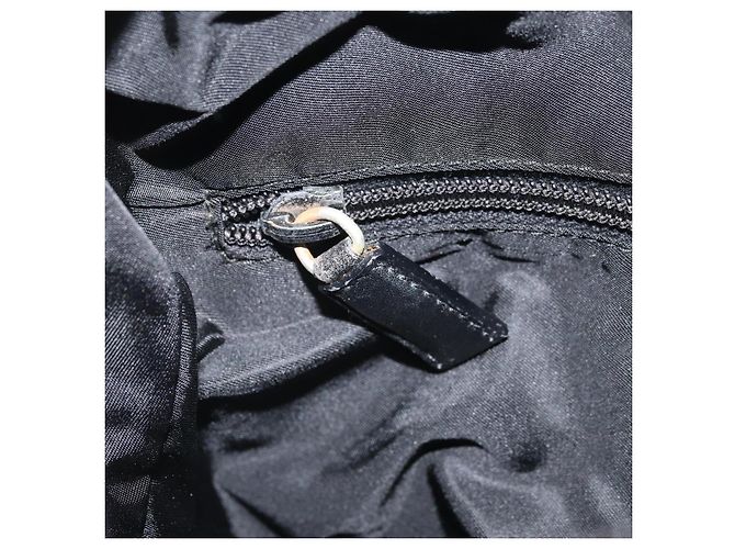 Bolso de Hombro PRADA Nylon Negro Plata Auténtico 169431 - vista 21
