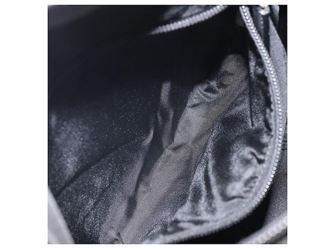 Bolso de Hombro PRADA Nylon Negro Plata Auténtico 169431 - vista 22