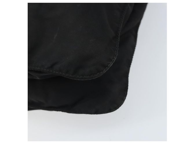 Bolso de Hombro PRADA Nylon Negro Plata Auténtico 169431 - vista 9