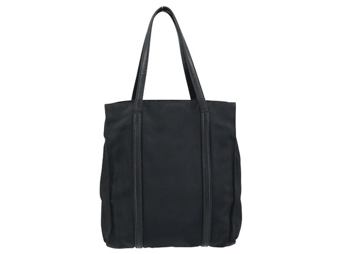 PRADA Bolsa de mão em nylon preto prata Auth kk630 - vista 2