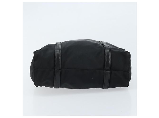 PRADA Bolsa de mão em nylon preto prata Auth kk630 - vista 5