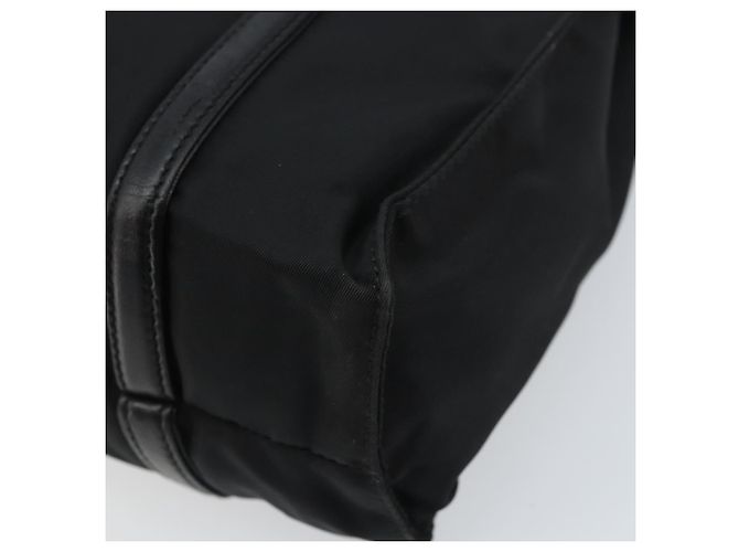 PRADA Bolsa de mão em nylon preto prata Auth kk630 - vista 9