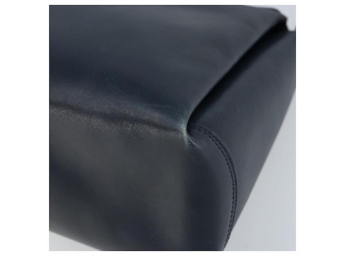 Borsa a mano GUCCI in pelle blu navy con oro 000 406 1080 Auth 173159 D'oro - vista 10