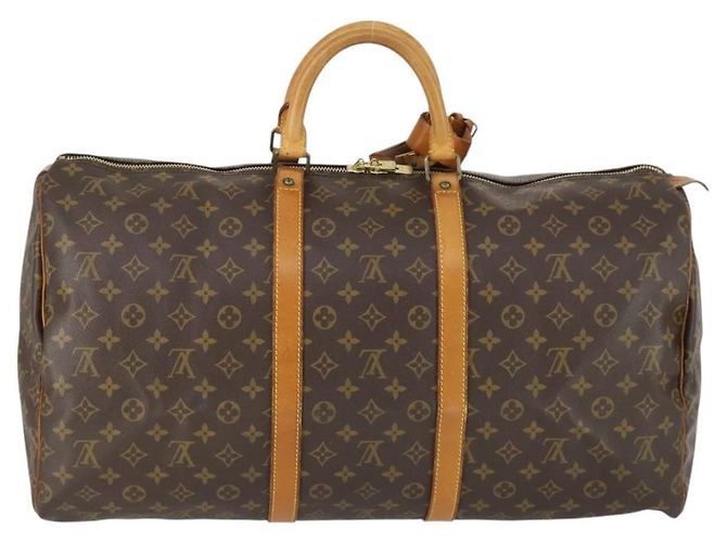 Louis Vuitton Keepall Monogram Canvas 55 Marrone - vista 2