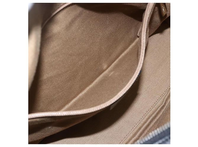 Borsa a mano in pelle nera e argento Gancini di Salvatore Ferragamo Auth am10666 Nero - vista 21